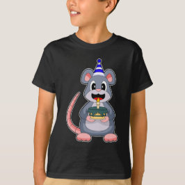 Mouse Birthday Candle Cake T-Shirt