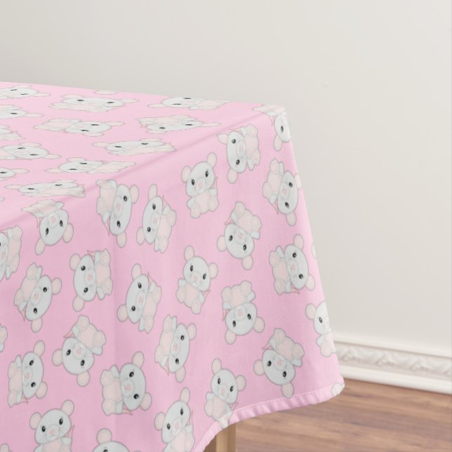 Mouse Birthday Party Pink Tischdecke (Beispiel)