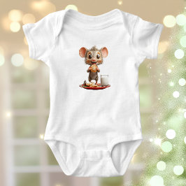 Mouse Christmas Baby Bodysuit Strampler