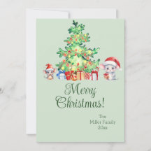 Mouse Christmas Card