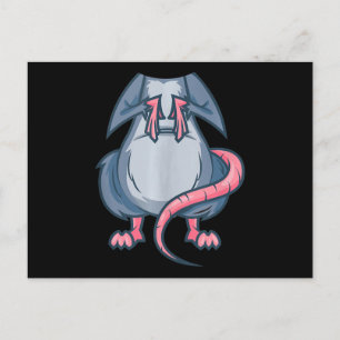 Mouse Costume Halloween Easy Rat Cosplay Letzte Postkarte