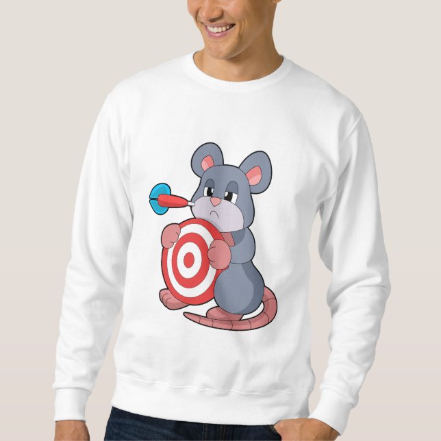 Mouse Darts Dart Dartboard Sweatshirt (Vorderseite)