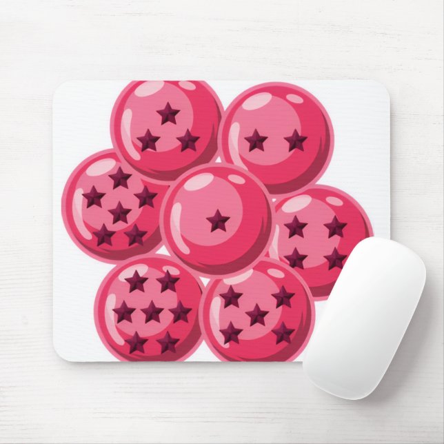 mouse mat dragon ball pink mousepad (Mit Mouse)