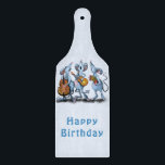 Mouse Music Band Funny Birthday Cutting Board Schneidebrett<br><div class="desc">Geburtstagsgeschenk Schneiden Boards mit Funny Musical Maus Band Cartoon Zeichnend Mouse Liebe Musik mit Text Happy Geburtstag - Anpassbar - oder wählen / Fügen Sie Ihren einzigartigen Text / Farbe - Ihre speziellen Cutting-Board Geschenke - Größe und verschieben oder entfernen und fügen Sie Elemente / Text mit Anpassungs-Tool! Wählen Sie...</div>
