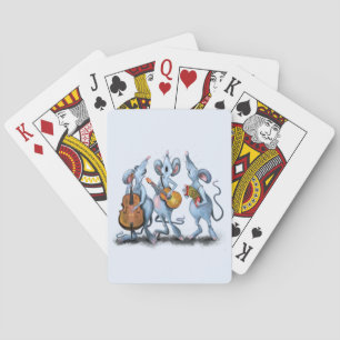 Mouse Music Band Funny Playing Cards Spielkarten