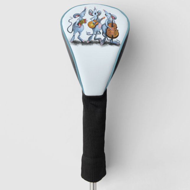 Mouse Music Band Golf Head Cover Geschenk Golf Headcover (Vorderseite)