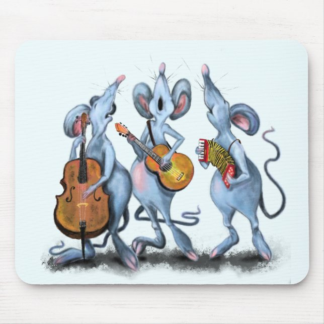 Mouse Music Band Mouse Pad Geschenk - Spaß Mousepad (Vorne)