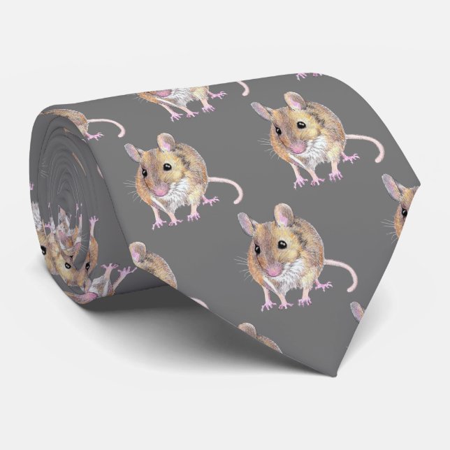 Mouse Neck Tie Krawatte (Gerollt)
