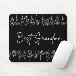 Mouse Pad - Beste Oma-Wildblumen Mousepad