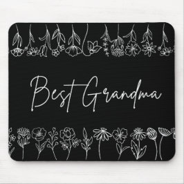 Mouse Pad - Beste Oma-Wildblumen Mousepad