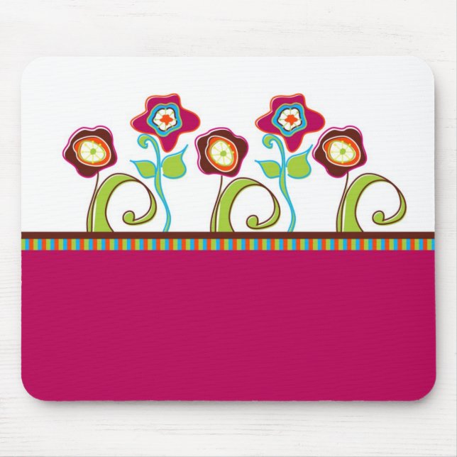 Mouse Pad der Funky-Blume Mousepad (Vorne)