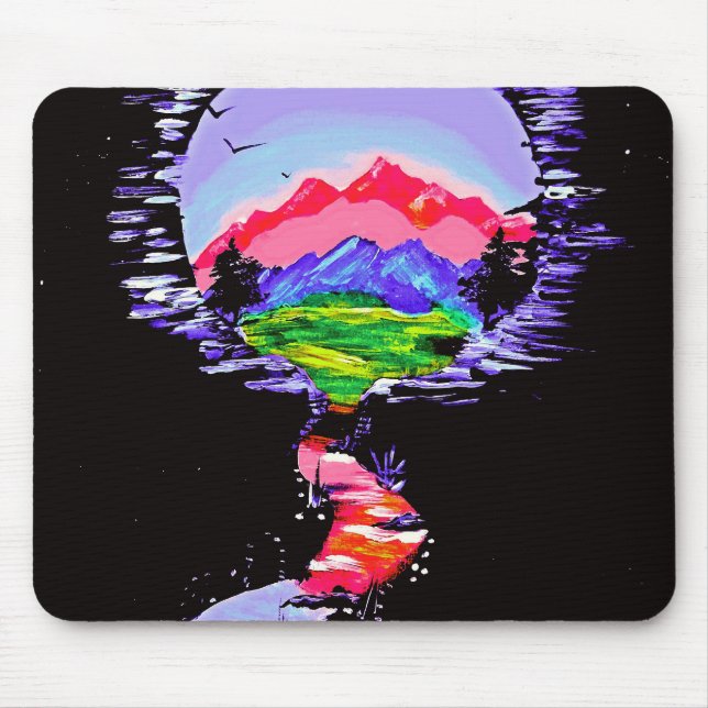 Mouse Pad "Fantasy Haven" Mousepad (Vorne)