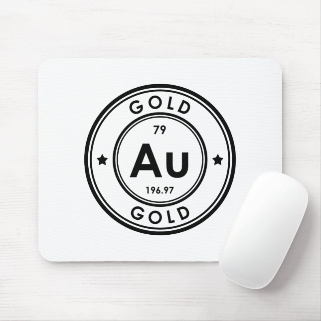 Mouse-Pad für Gold-Elemente Mousepad (Mit Mouse)
