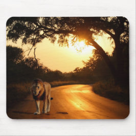Mouse Pad Lion auf dem Weg in Afrika Mousepad