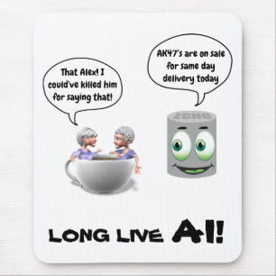 Mouse pad Long Live AI Mousepad