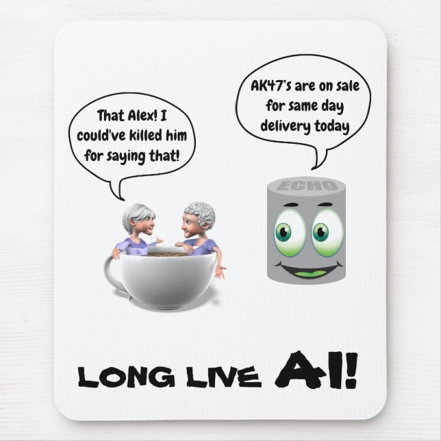 Mouse pad Long Live AI Mousepad (Vorne)