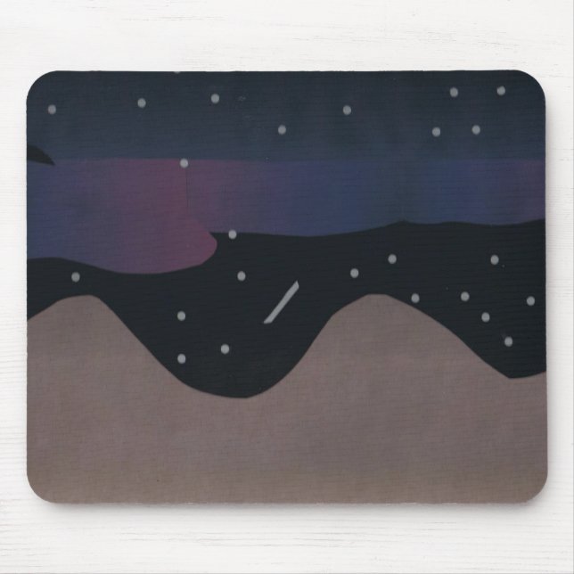 Mouse Pad mit Mountain and Night Sky Mousepad (Vorne)
