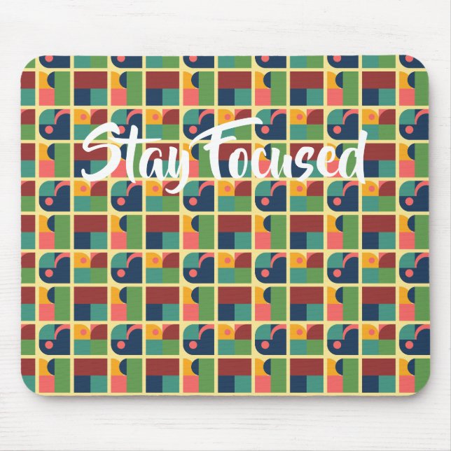 Mouse Pad - Modern Abstract Geometric Design Mousepad (Vorne)