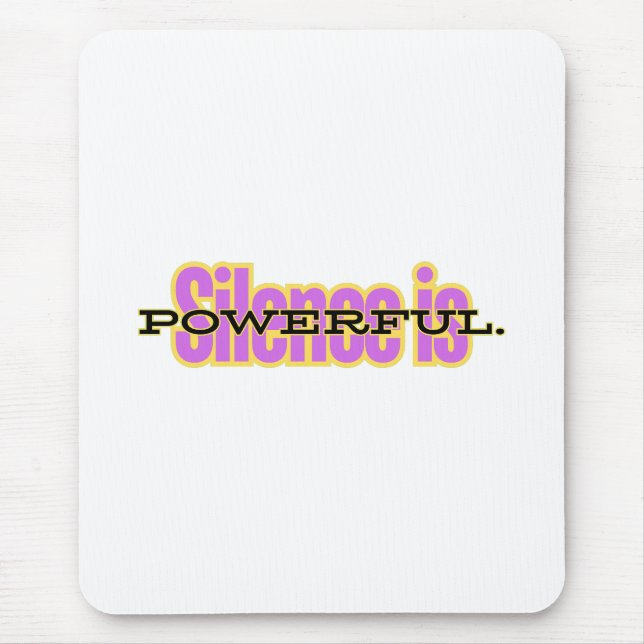 Mouse Pad – Modern Minimalist Inspirational Desk  Mousepad (Vorne)