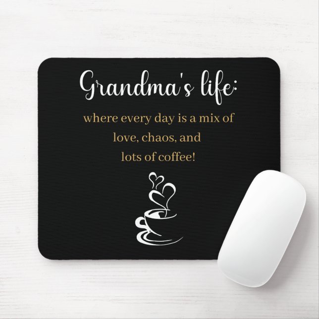 Mouse Pad - Oma's Life: Mousepad (Mit Mouse)