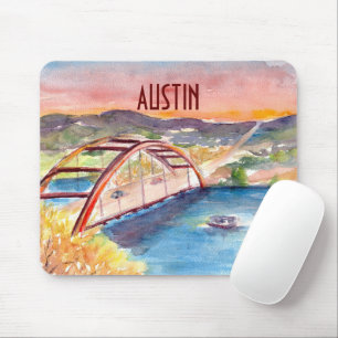 Mouse Pad - Pennybacker Bridge Mousepad