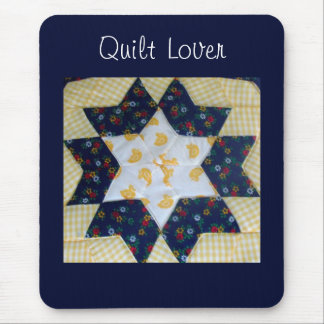 Mouse Pad - Star Quilt Pattern Mousepad