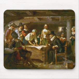 Mouse Pad The Mayflower Compact 1620 Jean Ferris Mousepad