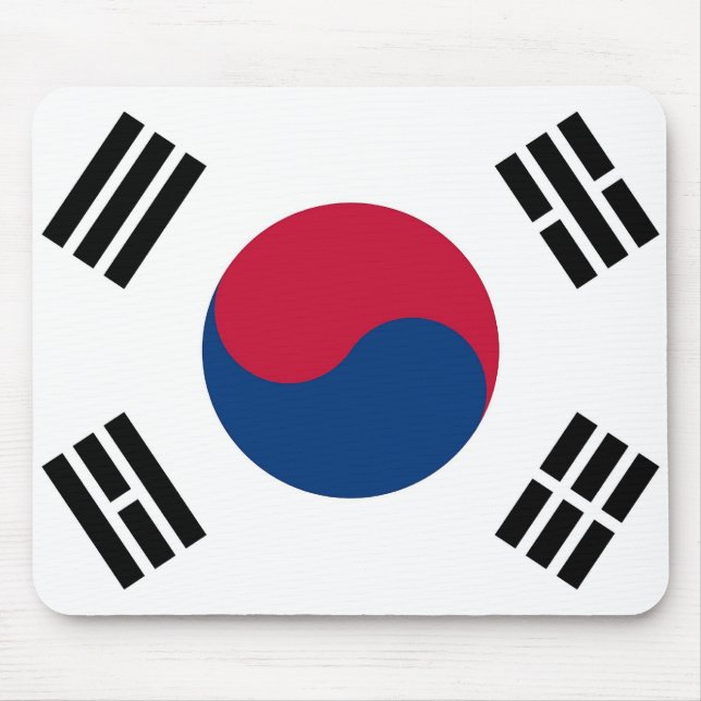 Mouse pad with Flag of South Korea Mousepad (Vorne)