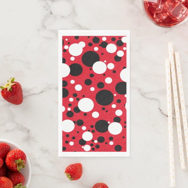 Mouse Party Polka Dot Cocktail Napkins Serviette (Beispiel)