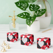 Mouse Party Wedding Mr & Mrs Heart Gefallen Box