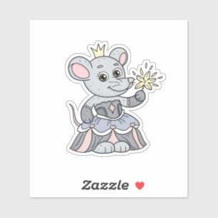 Mouse Princess Aufkleber