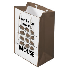 Mouse Rat Animal I kann Ihre nette Haustier-Maus Mittlere Geschenktüte