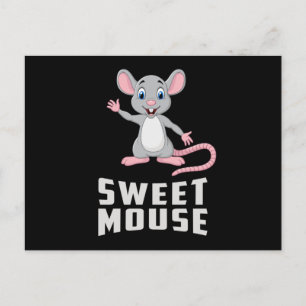 Mouse Rat Tierkäse Liebe Pet Funny Gift Idee Postkarte