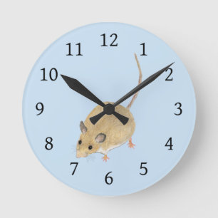 Mouse Runde Wanduhr