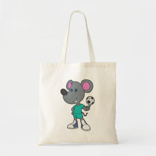 Mouse Soccer Player Soccer Tragetasche