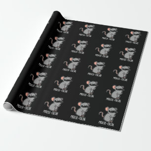 Mouse-tache Funny Mouse Pun Geschenkpapier