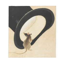 Mouse Top Hat Chinese Rat Year Zodiac Birthday NP Notizblock