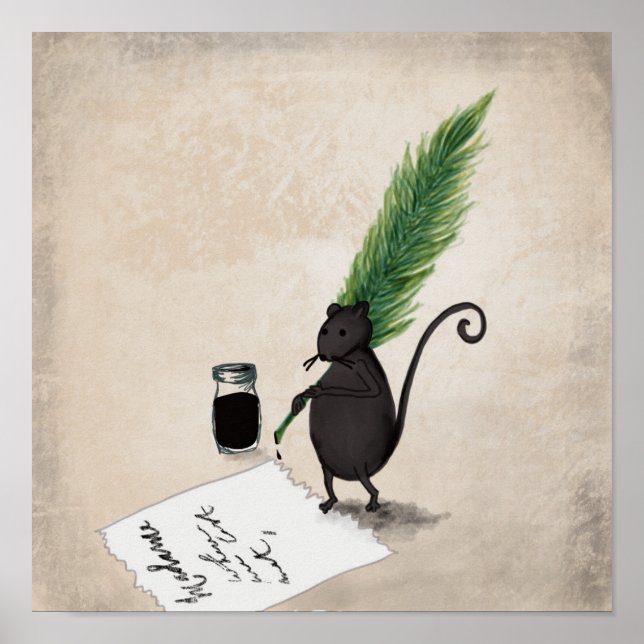 Mouse Writer Poster (Vorne)