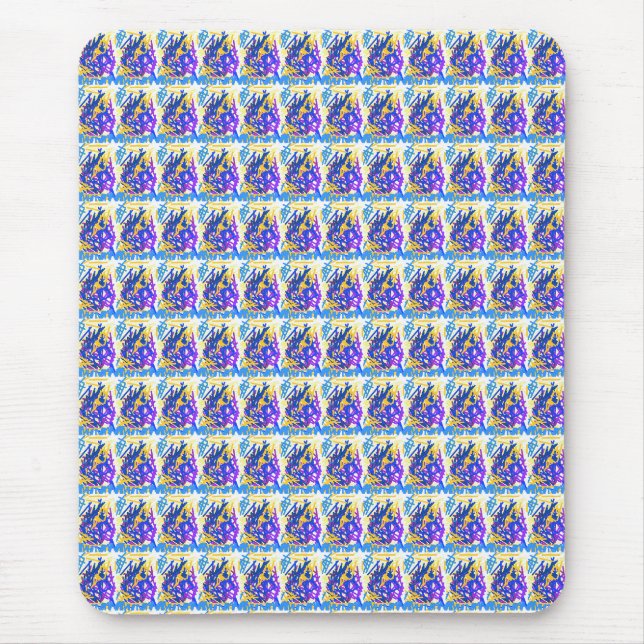 Mousepad Abstrakt Paint Splash Mousepad (Vorne)