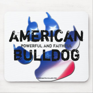 Mousepad American Bulldog