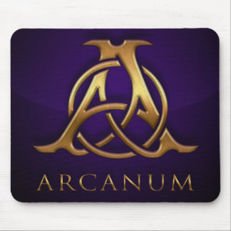 Mousepad Arcanum-Logo/Blau