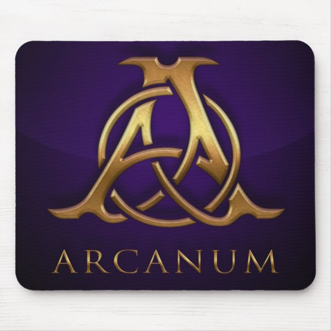 Mousepad Arcanum-Logo/Blau (Vorne)