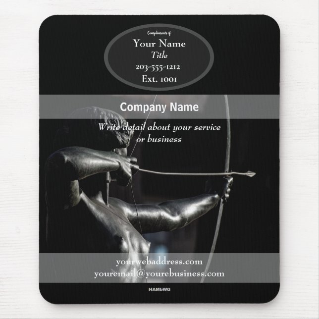 Mousepad Archer-HAMbyWG Mouse Pad (Vorne)