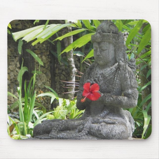 Mousepad: Bali-Statue Mousepad (Vorne)