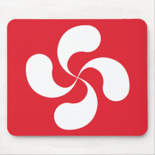 Mousepad baskisches Kreuz „Lauburu "