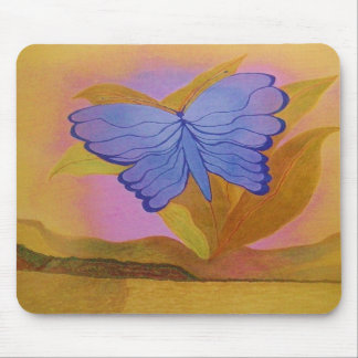 MOUSEPAD, BLAUER SCHMETTERLING MOUSEPAD