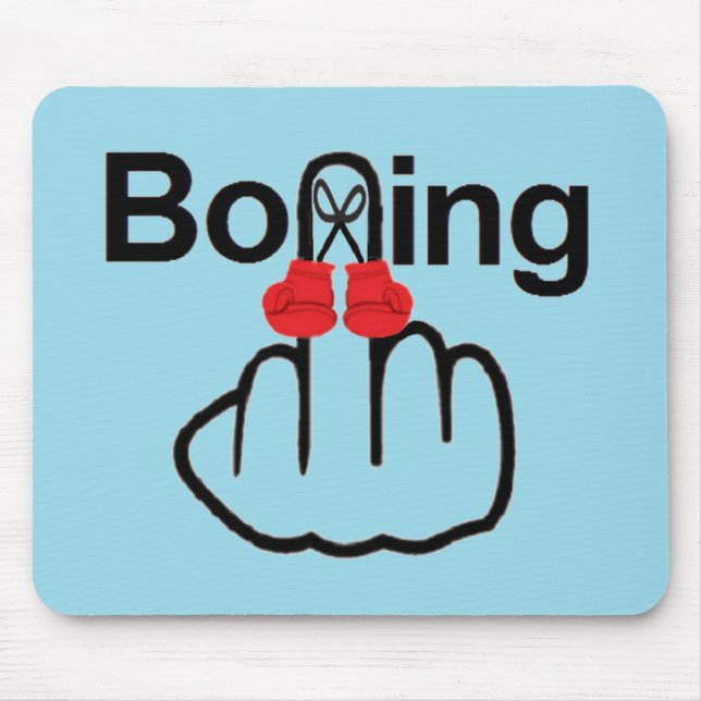 Mousepad Boxing Gedreht (Vorne)