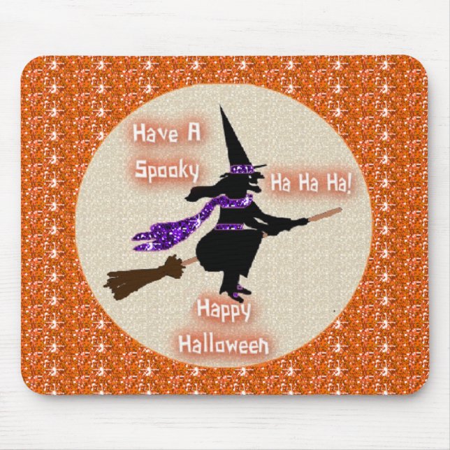 Mousepad Broom Stick Hexe (Vorne)