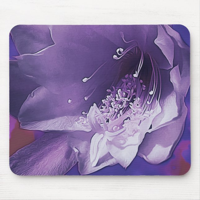 Mousepad Cactus Orchid Indigo Touch (Vorne)