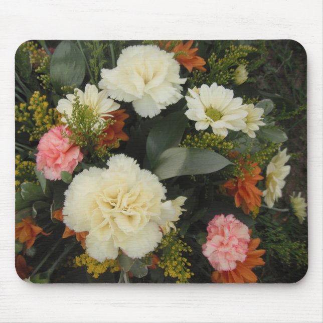 Mousepad Carnation Bouquet (Vorne)